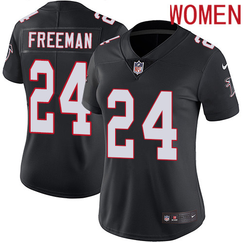 2019 Women Atlanta Falcons #24 Freeman black Nike Vapor Untouchable Limited NFL Jersey->women nfl jersey->Women Jersey